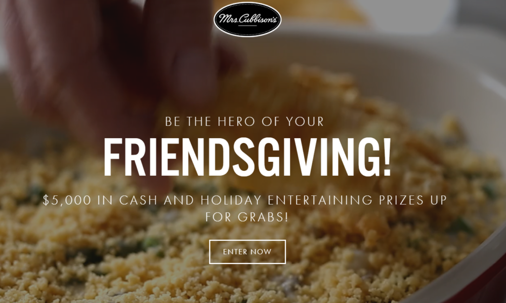 Mrs. Cubbison’s Friendsgiving Hero $5000 Sweepstakes mrsC 1024x614 - Mrs. Cubbison’s Friendsgiving Hero $5000 Sweepstakes
