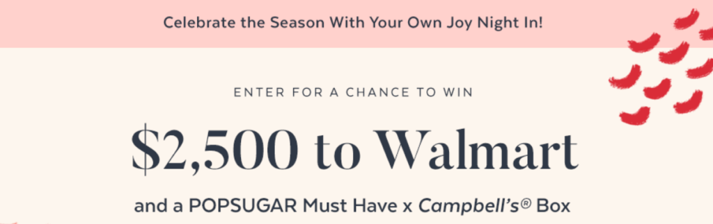 POPSUGAR Must Have x Campbell's Giveaway popsugar 1024x323 - POPSUGAR Must Have x Campbell's Giveaway